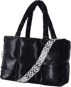 Large Puffer Tote Bag Handbags for Women Shoulder Bags Lightweight Winter Down Cotton Padded Puffy Tote Bag