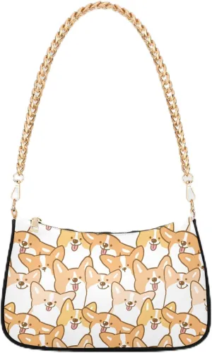 Lemon Polka Dots Black Moon Purses Clutch Women Tote Handbags Printed Floral Shoulder Bag