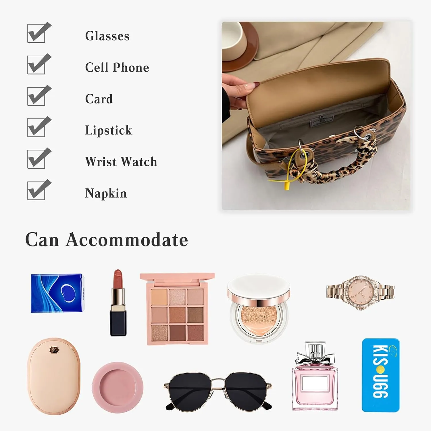 Leopard Print Handbag - Women's PU Leather Crossbody Bag, Waterproof, Fashion Messenger & Satchel Bag