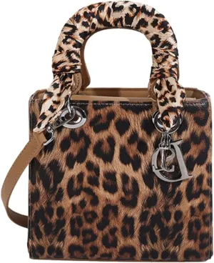 Leopard Print Handbag - Women's PU Leather Crossbody Bag, Waterproof, Fashion Messenger & Satchel Bag