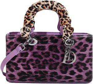 Leopard Print Handbag - Women's PU Leather Crossbody Bag, Waterproof, Fashion Messenger & Satchel Bag