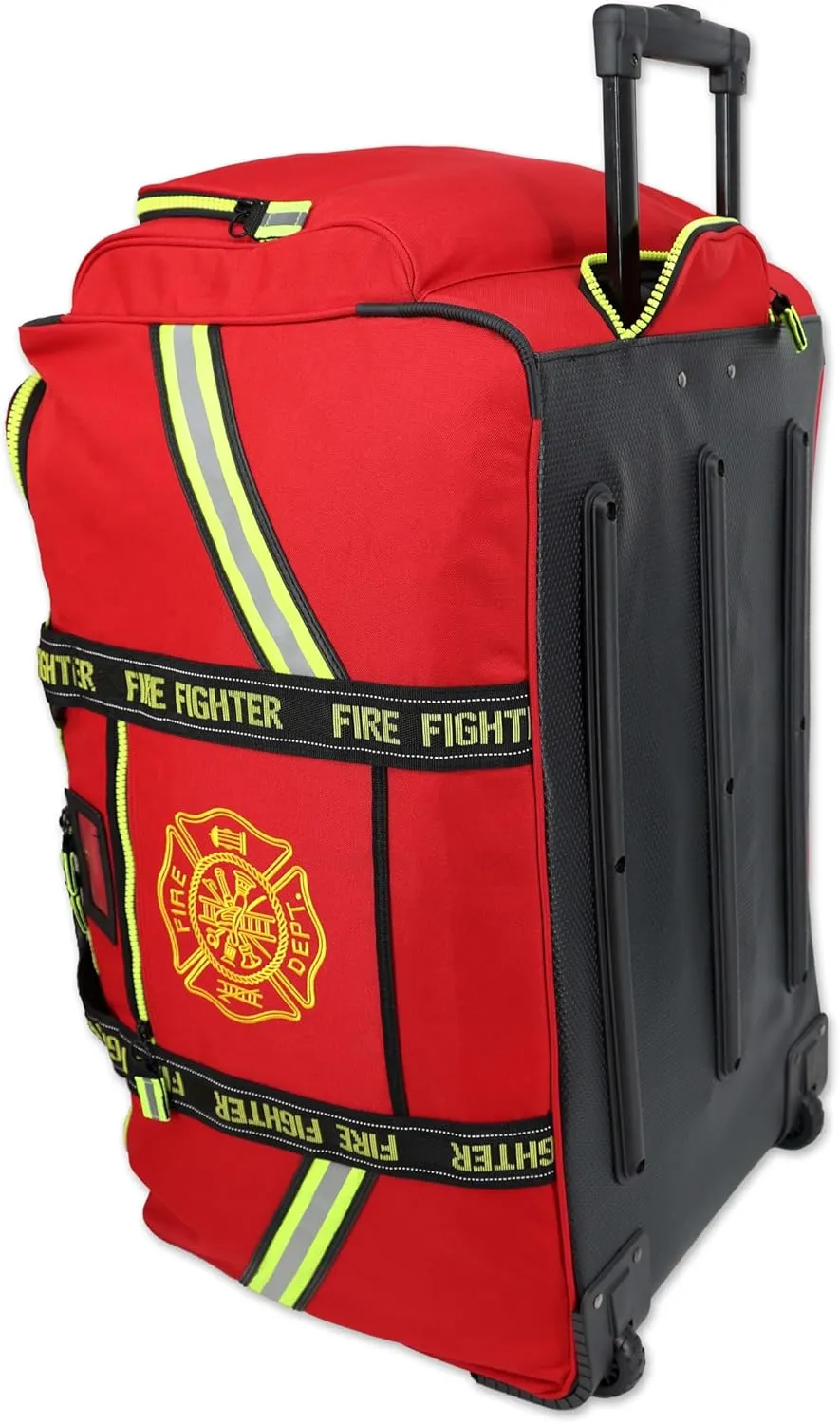 Lightning X Premium Rolling Firefighter Turnout Bunker Gear Bag w/Wheels, Retractable Handle, Fully Molded 3 Colors