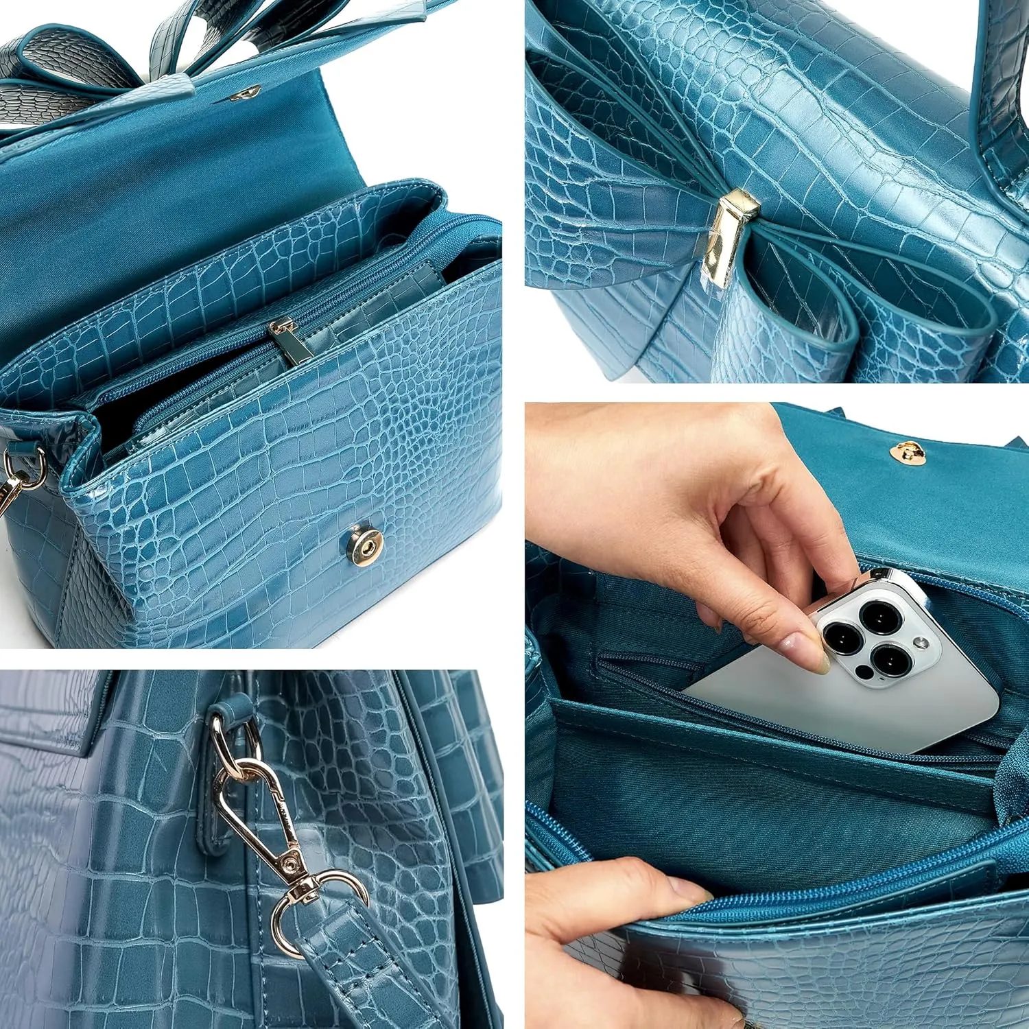 Like Dreams Small Purses for Women | Vegan Leather Cute Bow Purse | Elegant Crossbody Small Handbags for Women
