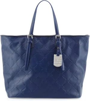 Longchamp Lm Cuir Lagoon Navy Blue Leather Wristlet Pouchette New
