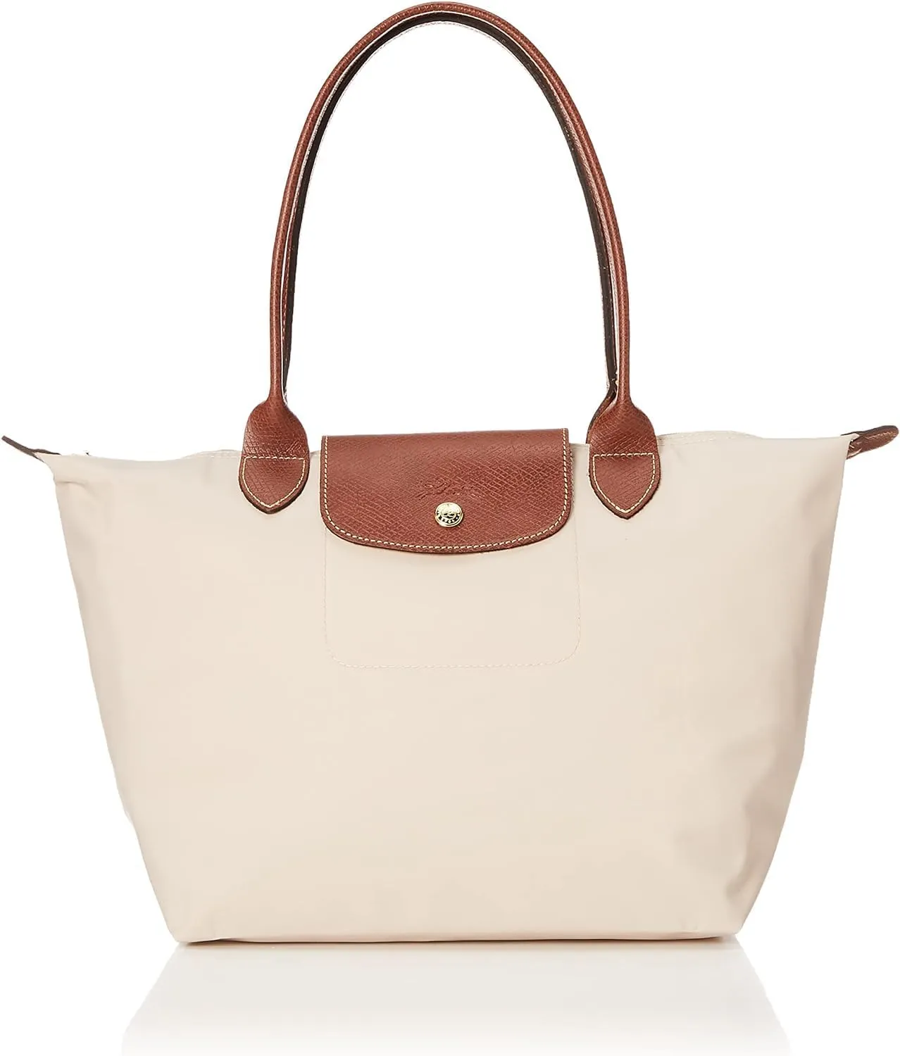 Longchamp 'Medium 'Le Pliage' Nylon Tote Shoulder Bag, Paper