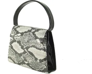 LONI Clutch Handbag Purse for Women | Shoulder & Top-Handle Grab Handbag | Patent leather Bag for Wedding & Prom