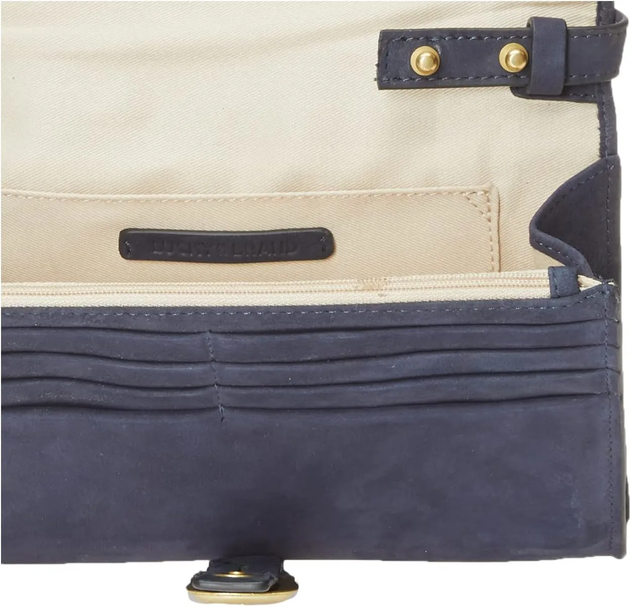 Lucky Brand Lucky LYSA Convertible Crossbody, Navy Blazer