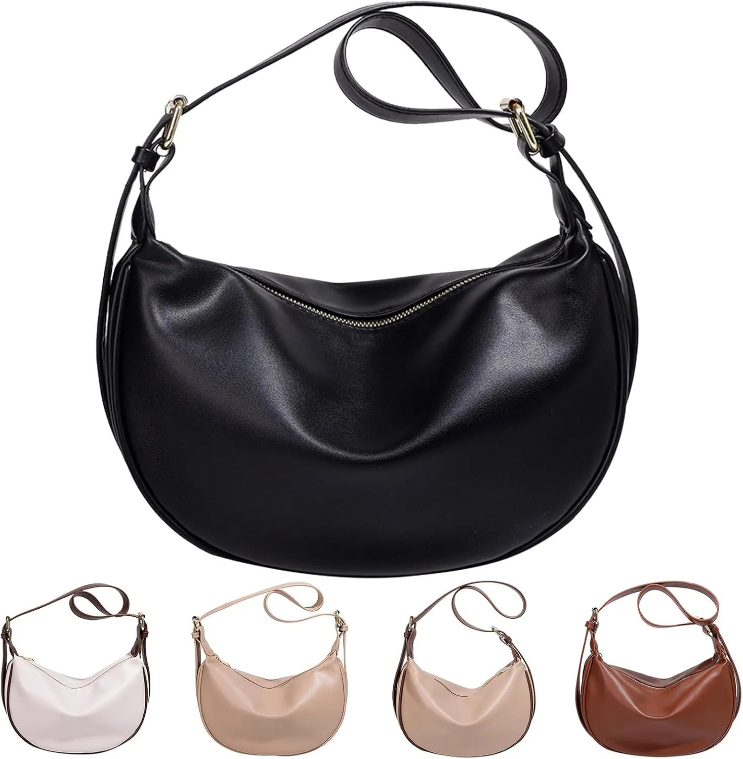 Medium Hobo Bags for Women Top Handle Satchel Shoulder Purse Bucket Handbag Unisex Hobo