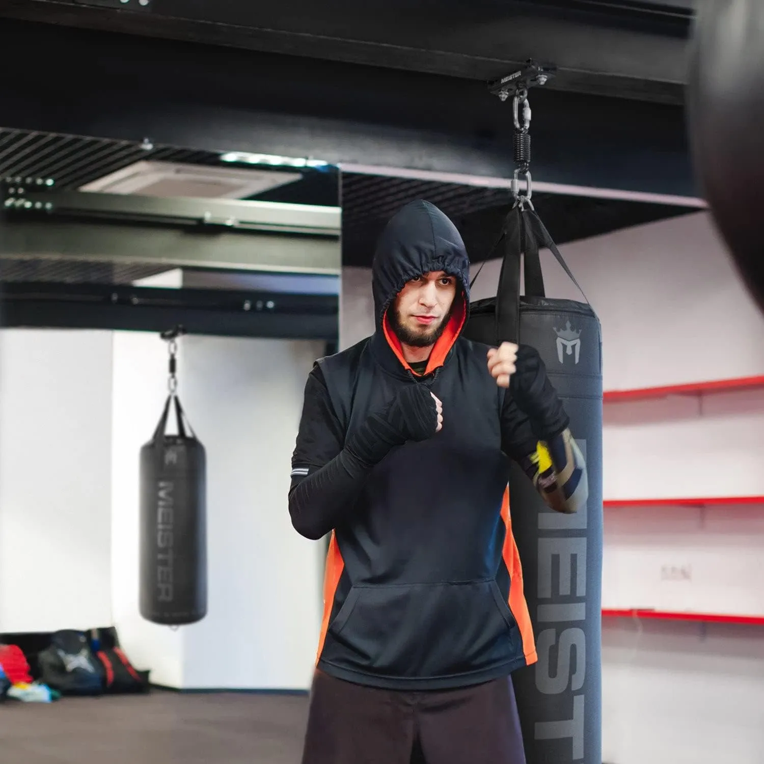 Meister Beam Clamp Hanger Mount for Boxing & MMA Heavy Bags, Suspension Straps & Ceiling Fixtures