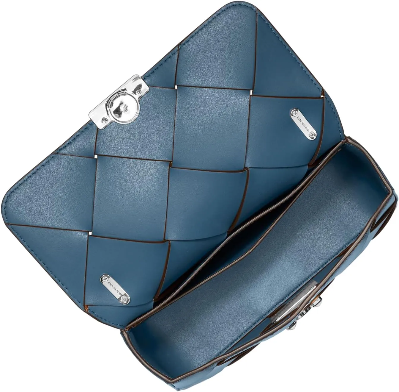Michael Kors Tribeca Small Woven Convertible Chain Shoulder Bag