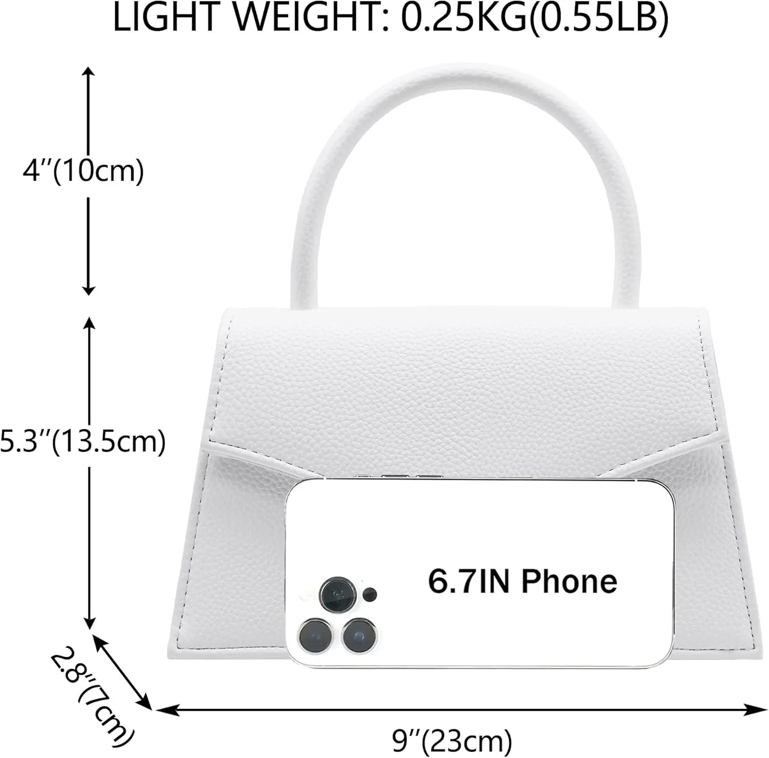 Milisente Women's Evening Bag Bridal Party Clutch Purses Cocktail Prom Handbags with Patent Leather