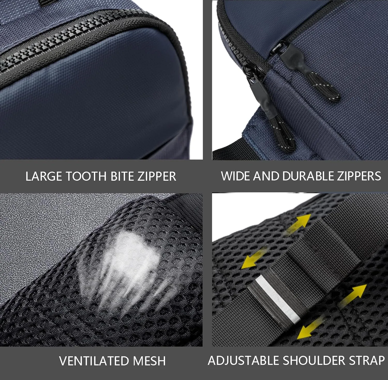 Mini Sling Bag for Men Women, Crossbody Waterproof Trendy Shoulder Cell Phone Chest Bag for Travel Work Gym