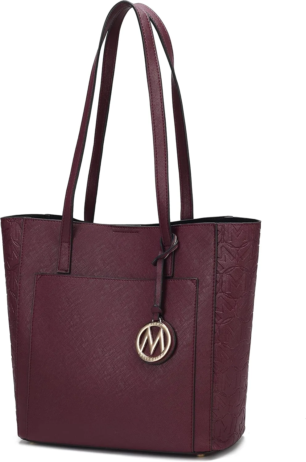 MKF Collection Tote Bag for Women, vegan Leather Large Top Handle Handbag Fashion Shoulder Bag Purse By Mia K