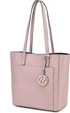 MKF Collection Tote Bag for Women, vegan Leather Large Top Handle Handbag Fashion Shoulder Bag Purse By Mia K