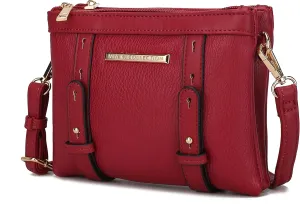 MKF Crossbody Bags for Women – PU Leather Lady Pocketbook Handbag – Side Messenger Purse, Shoulder Strap