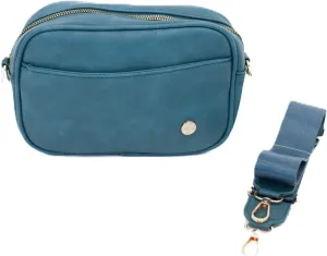 Modern Chic Crossbody Bags for Women - Frankie Convertible Crossbody Purse, Lightweight Vegan Leather Shoulder Bag