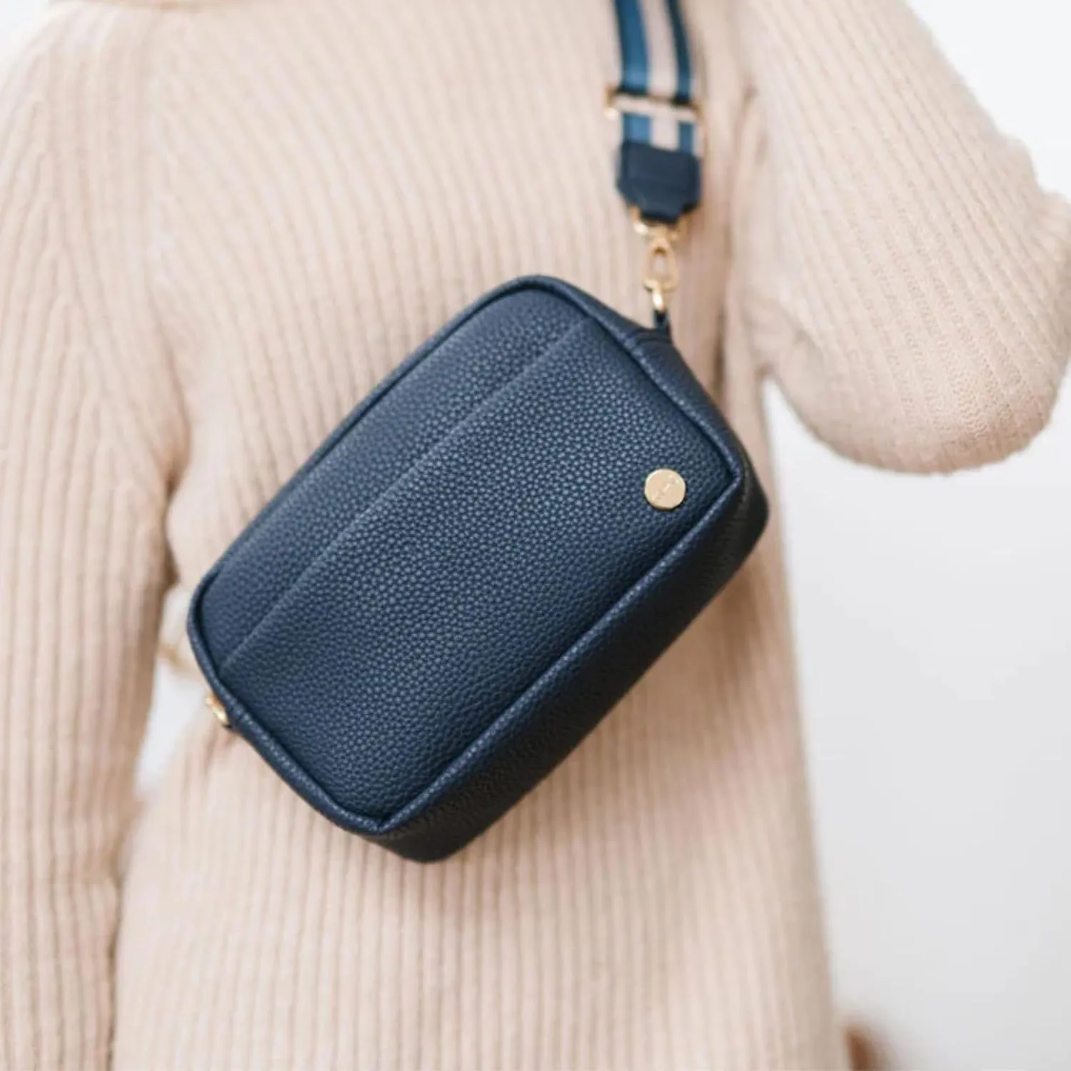 Modern Chic Crossbody Bags for Women - Willow Convertible Crossbody Purse, Vegan Leather Shoulder or Belt Bag with Strap