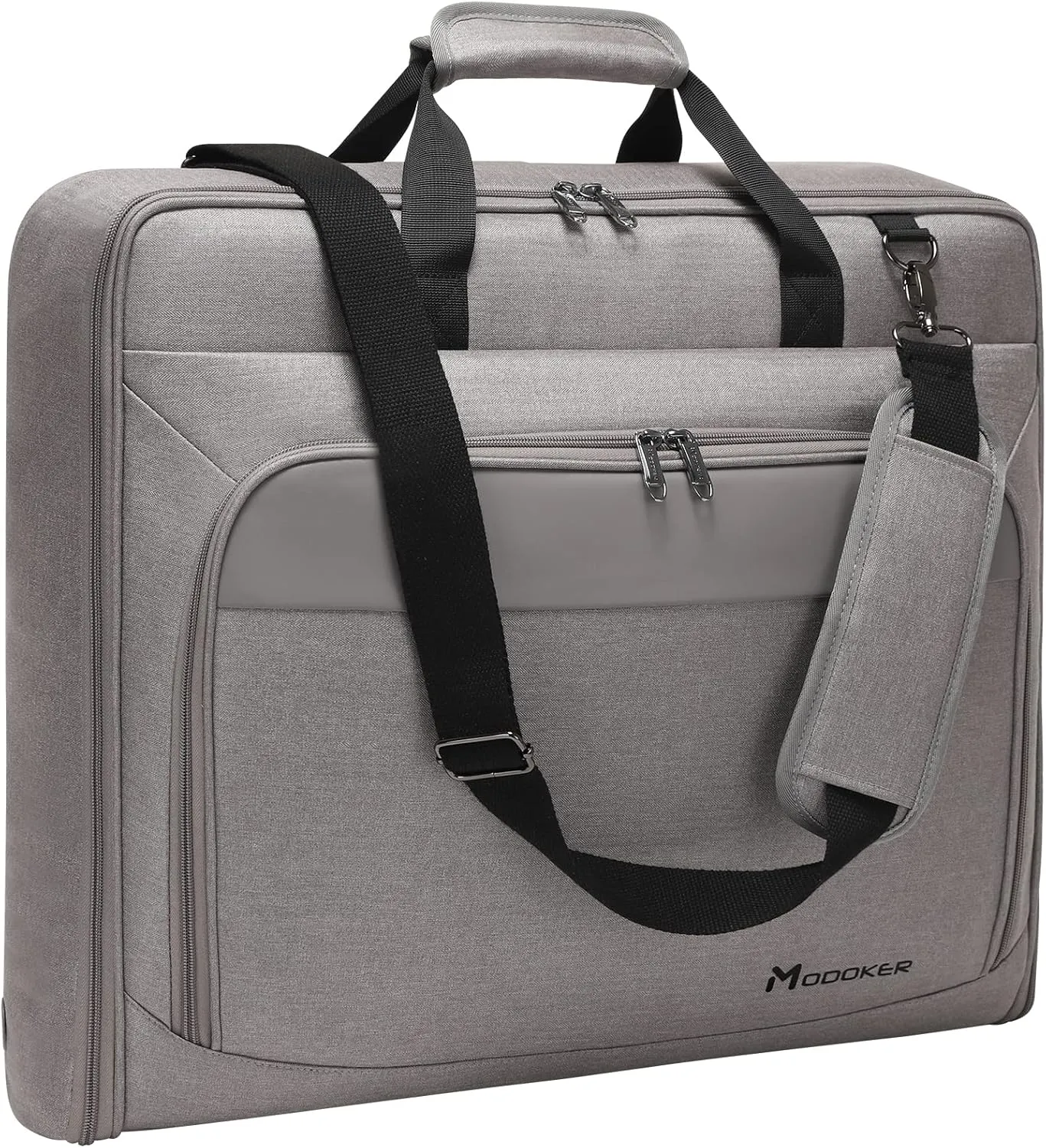 Modoker Suit Luggage Garment Bag with Shoulder Strap, Suit Carry on Bag Hanging Suitcase Garment Bags for Men Women Business Travel