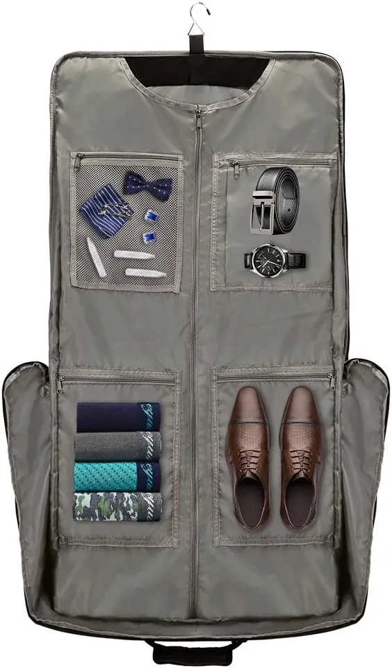 Modoker Suit Luggage Garment Bag with Shoulder Strap, Suit Carry on Bag Hanging Suitcase Garment Bags for Men Women Business Travel