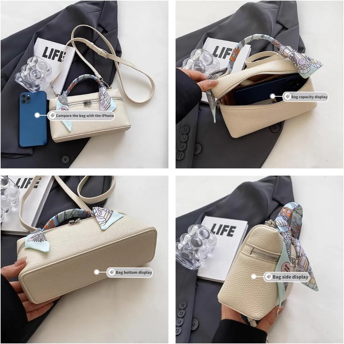 MOLERFO Purses for Women Designer Handbags for Women Purses for Women Crossbody Bag Clutch Purses for Women