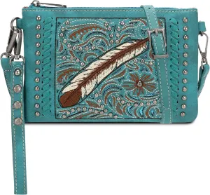 Montana West Crossbody Bags for Women Western Clutch Purses Cross Body Bag with Removable Strap