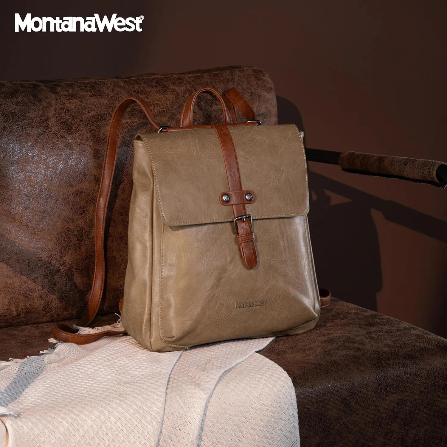 Montana West Medium Backpack Purse for Women Casual Convertible Crossbody Backpack for Travel Work