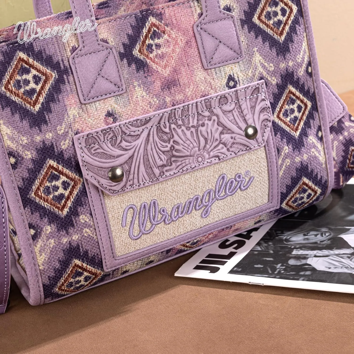 Montana West Wrangler Aztec Tote Bag for Women Western Purses and Handbags