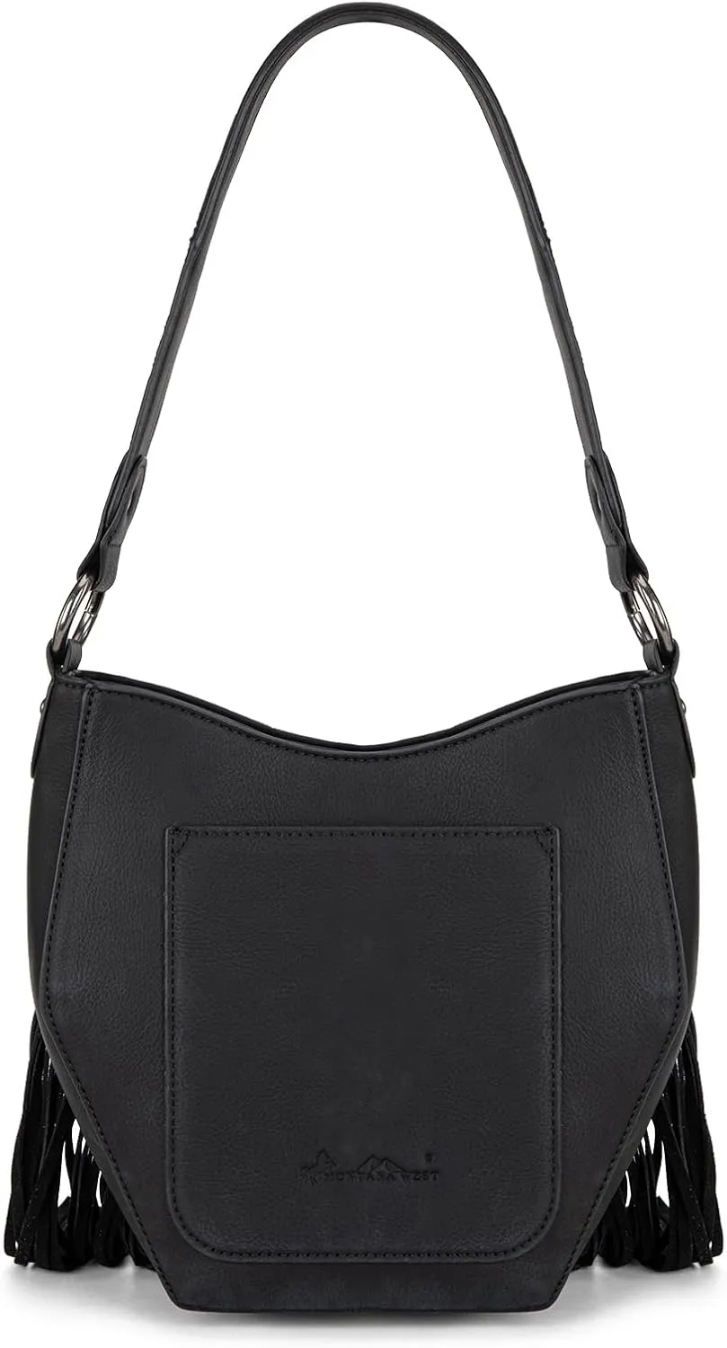 Montana Western Fringe Hobo Bags for Women Top Handle Shoulder Purses