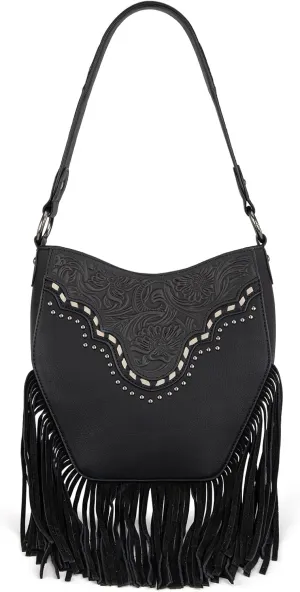 Montana Western Fringe Hobo Bags for Women Top Handle Shoulder Purses