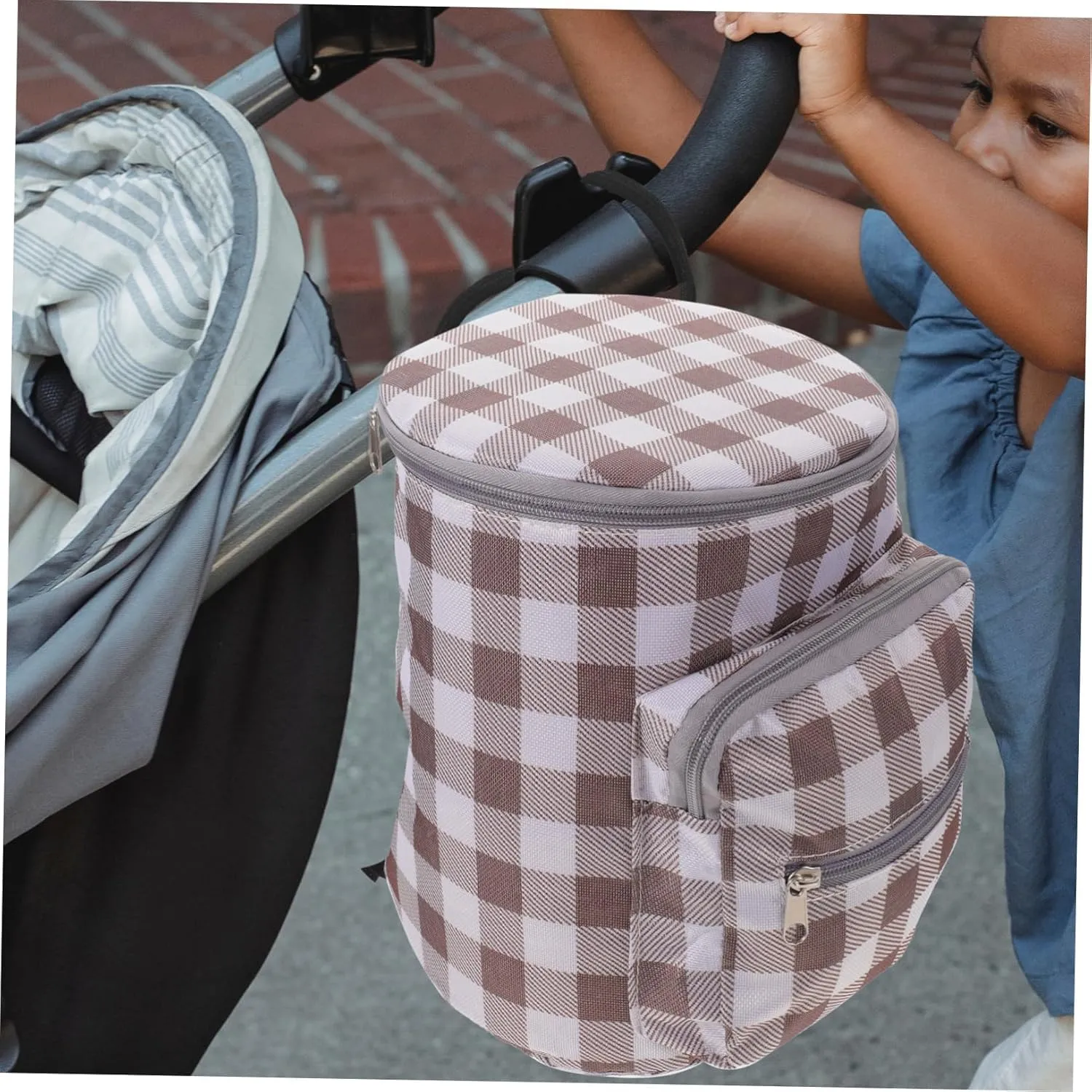 Mother and Baby Duffel Bag Cooler Backpack Storage Pouch for Baby Storage Bags for Travel Insulated Bottle Bag Backpacks for Travel Diaper Newborn Hanging Oxford Cloth