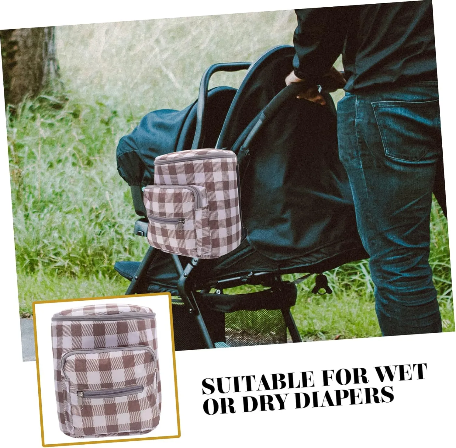 Mother and Baby Duffel Bag Cooler Backpack Storage Pouch for Baby Storage Bags for Travel Insulated Bottle Bag Backpacks for Travel Diaper Newborn Hanging Oxford Cloth