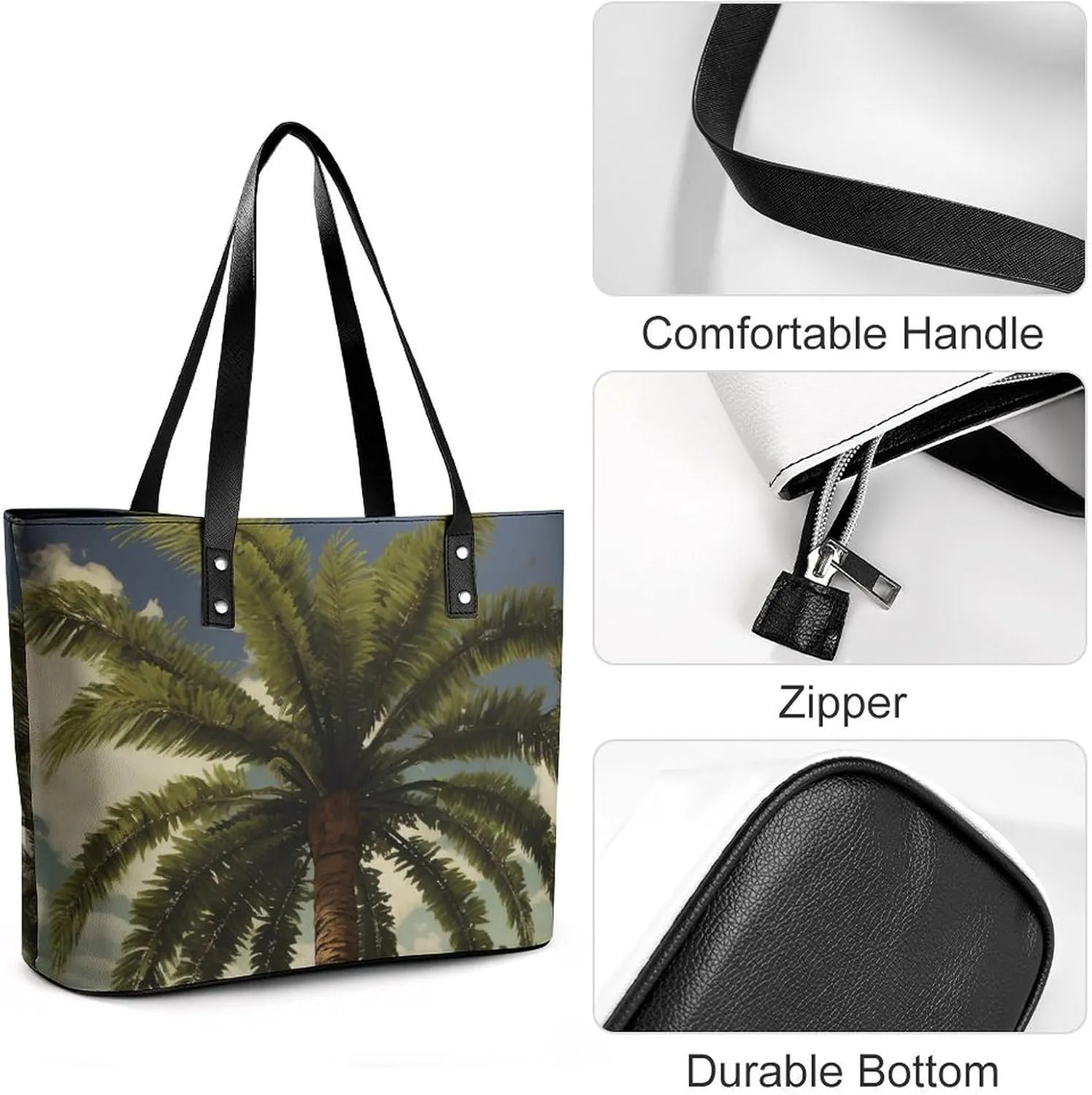 Mountain And Water At Sunset Bag Purse Handbag for Women Top Handle Satchel Shoulder with Zipper Tote Bags Large