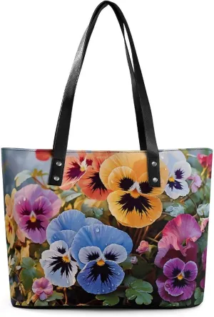 Mountain And Water At Sunset Bag Purse Handbag for Women Top Handle Satchel Shoulder with Zipper Tote Bags Large
