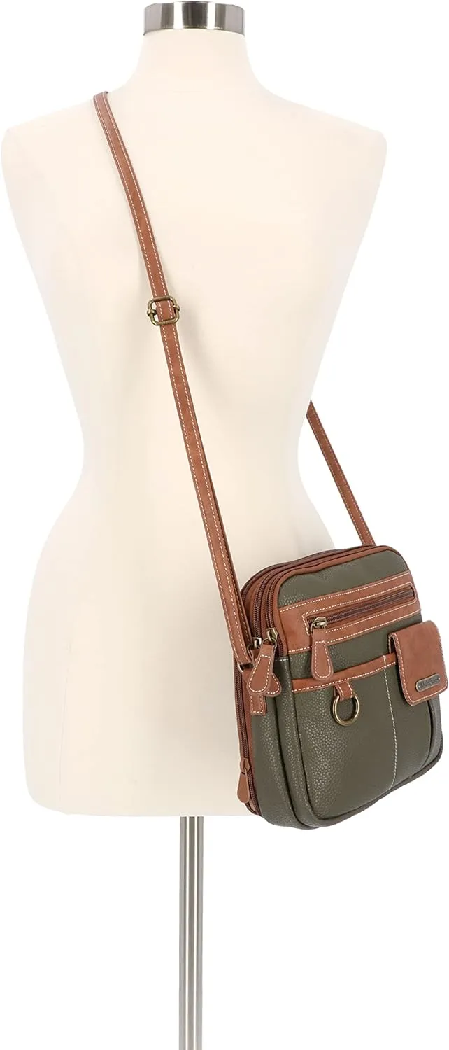 MultiSac North South Mini Zip Around Crossbody Bag