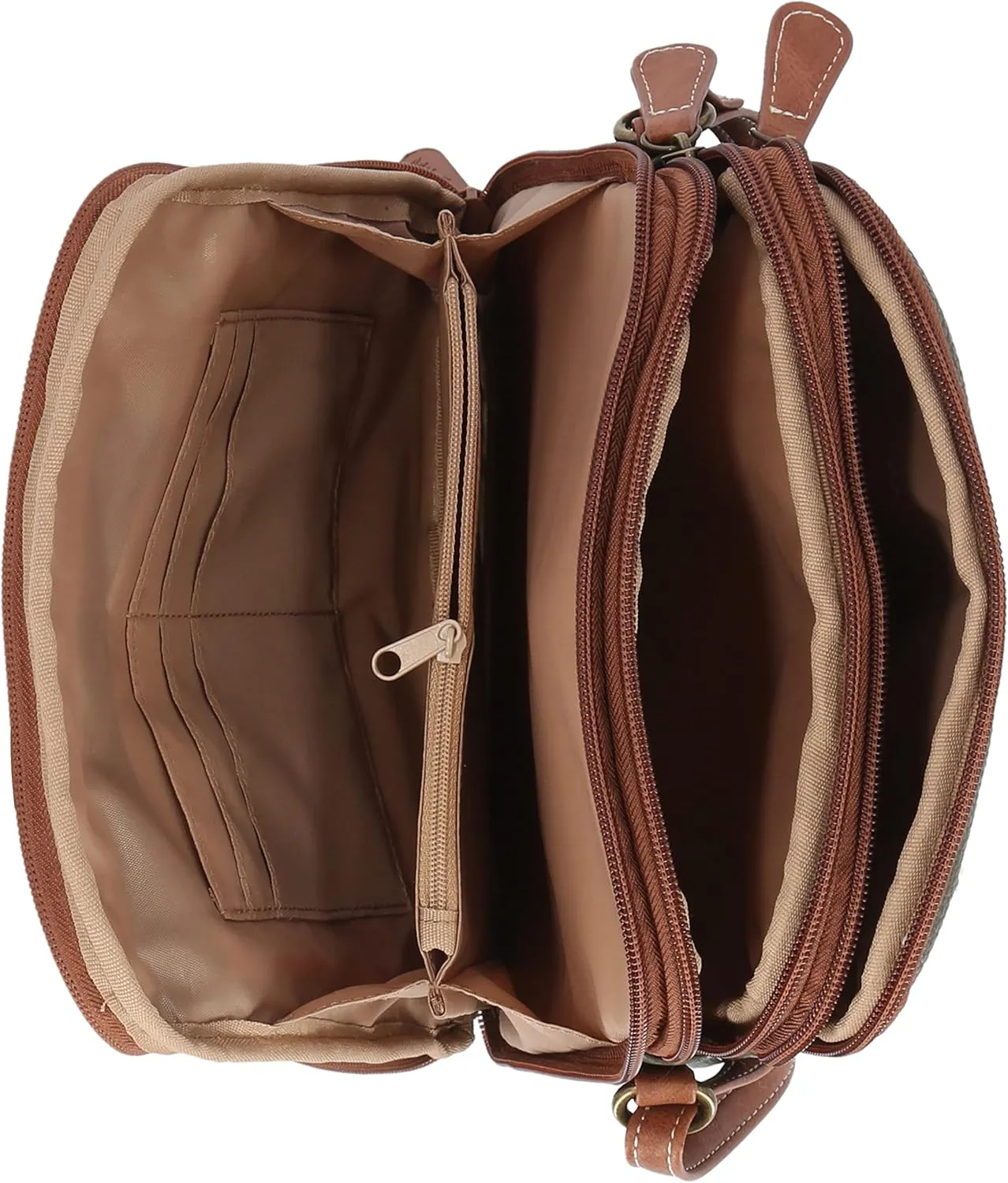 MultiSac North South Mini Zip Around Crossbody Bag