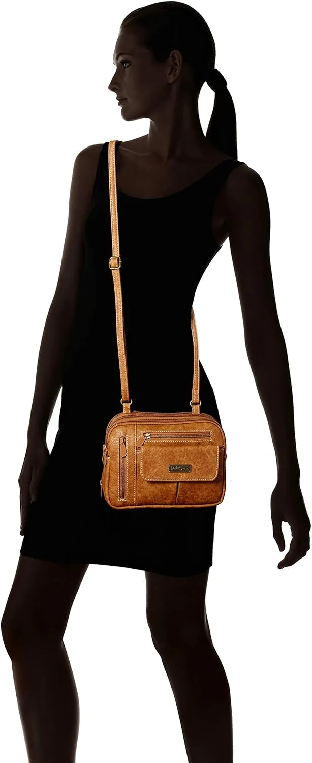 MultiSac Zippy Triple Compartment Crossbody Bag