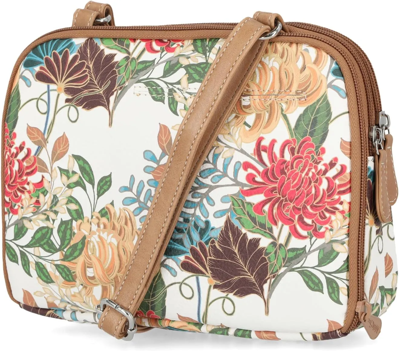 MultiSac Zippy Triple Compartment Crossbody Bag