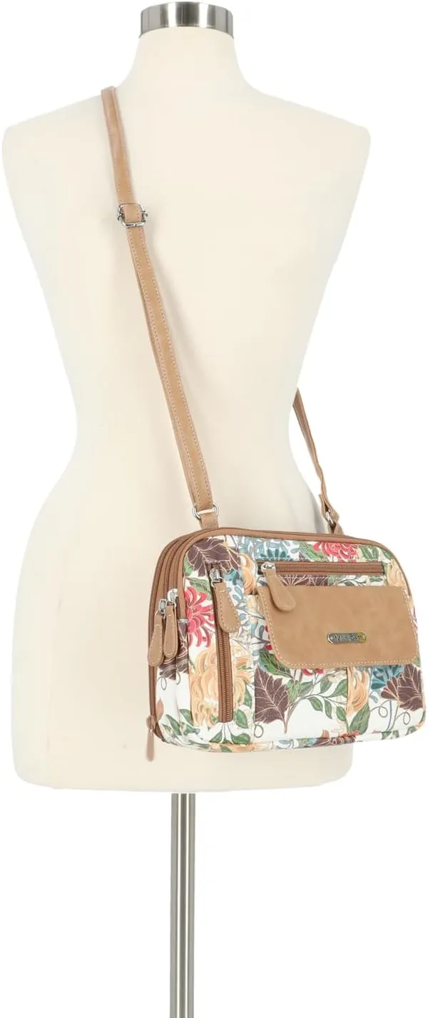 MultiSac Zippy Triple Compartment Crossbody Bag