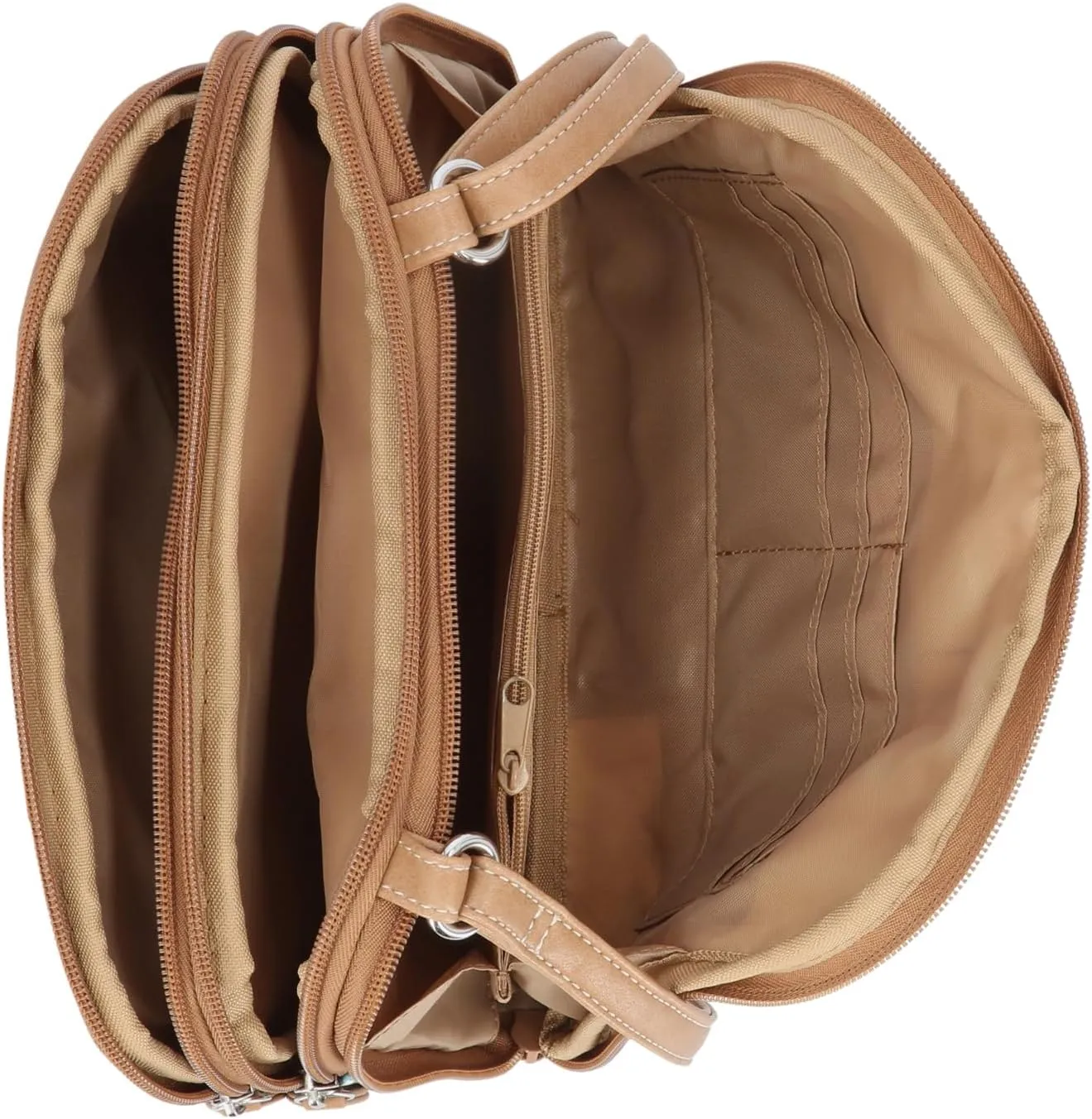 MultiSac Zippy Triple Compartment Crossbody Bag