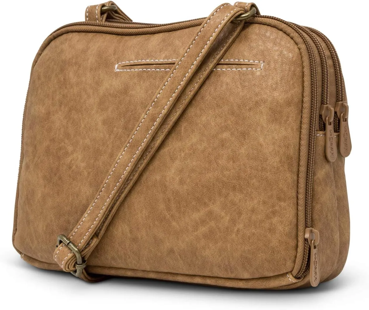 MultiSac Zippy Triple Compartment Crossbody Bag