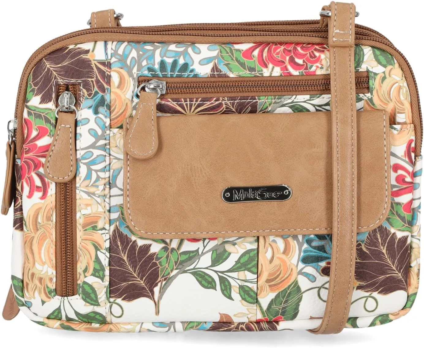 MultiSac Zippy Triple Compartment Crossbody Bag