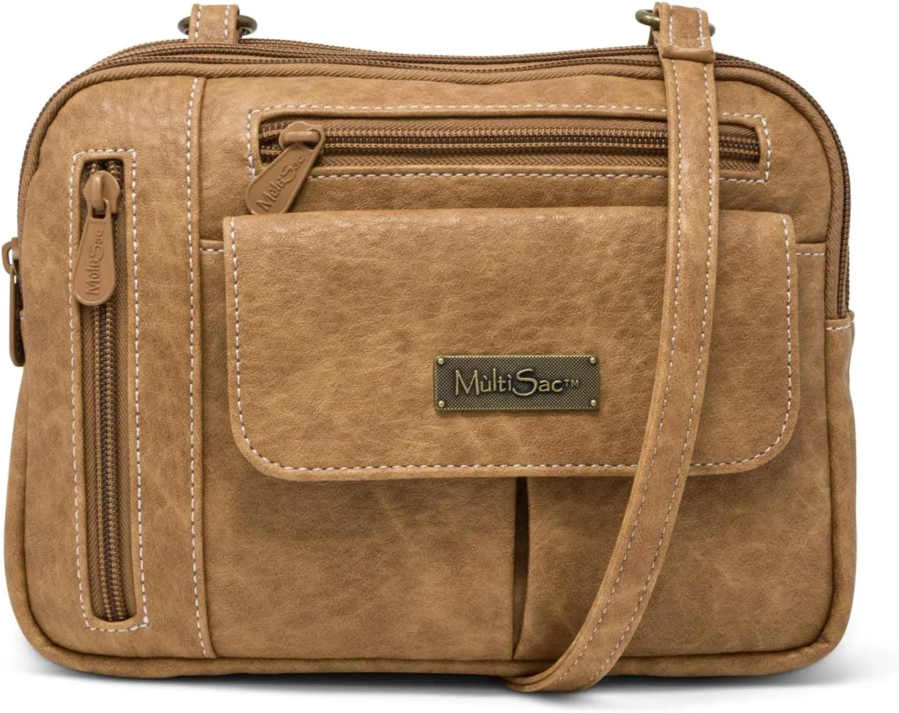 MultiSac Zippy Triple Compartment Crossbody Bag