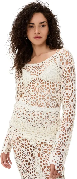 Norma Kamali Women's Off Shoulder Raglan Top