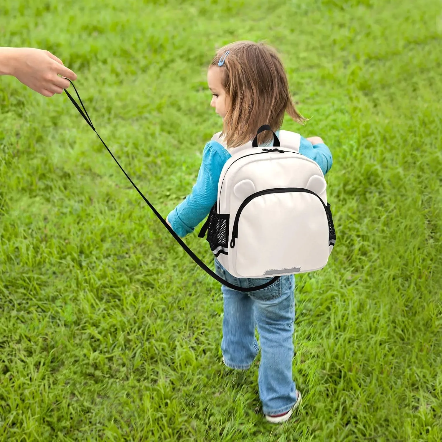 ODAWA Children's Leash Backpacks, Linen Toddler Backpack Boy 3-6 Years