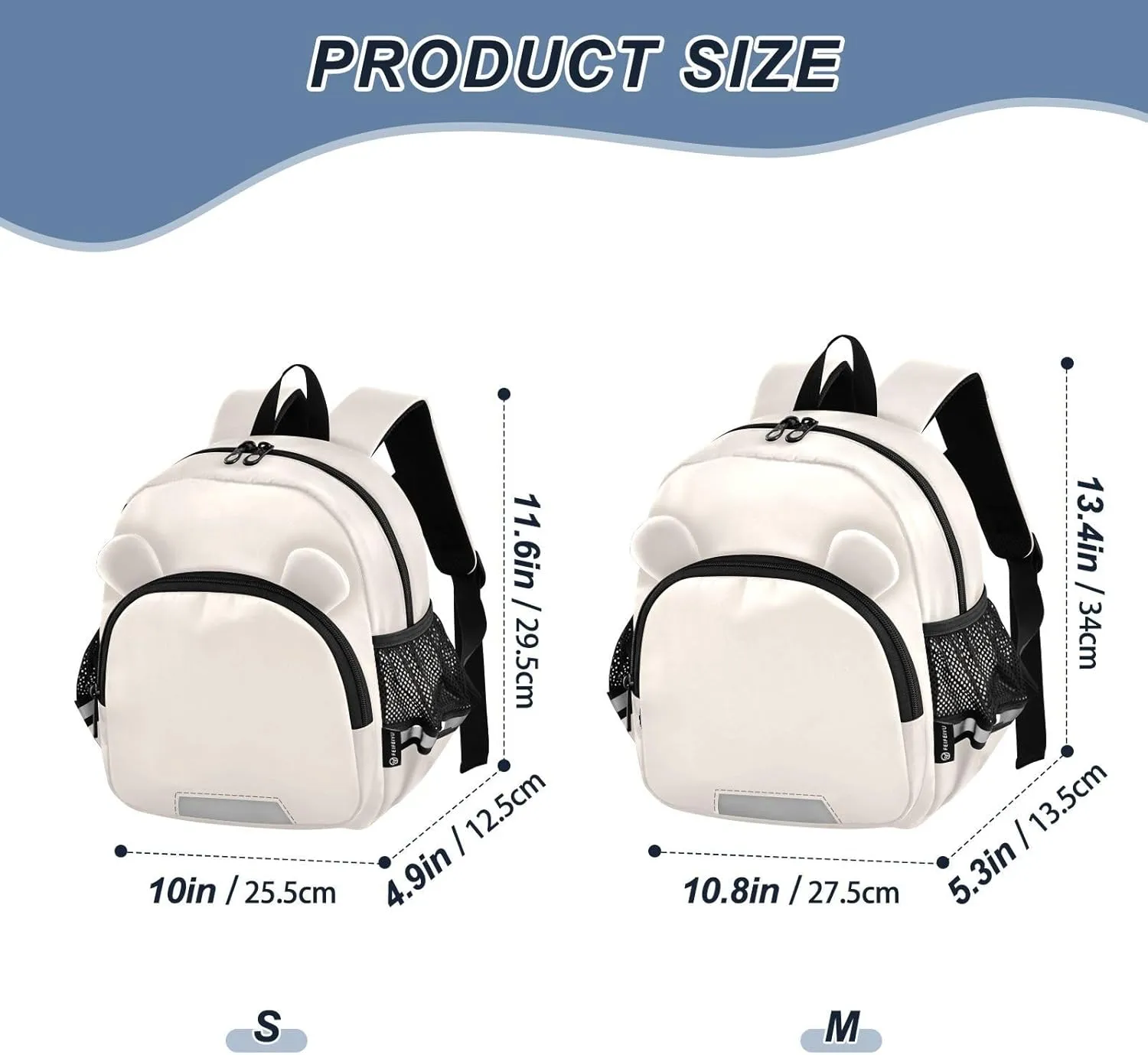 ODAWA Children's Leash Backpacks, Linen Toddler Backpack Boy 3-6 Years