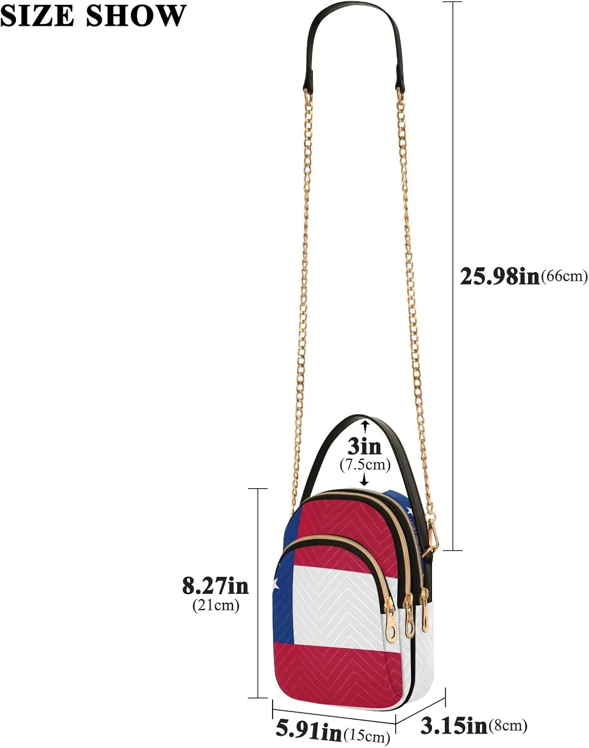 ODAWA South Dakota State Flag Women Crossbody Bag - Crossbody Bags for Women Trendy - Small Crossbody Bags for Women Travel