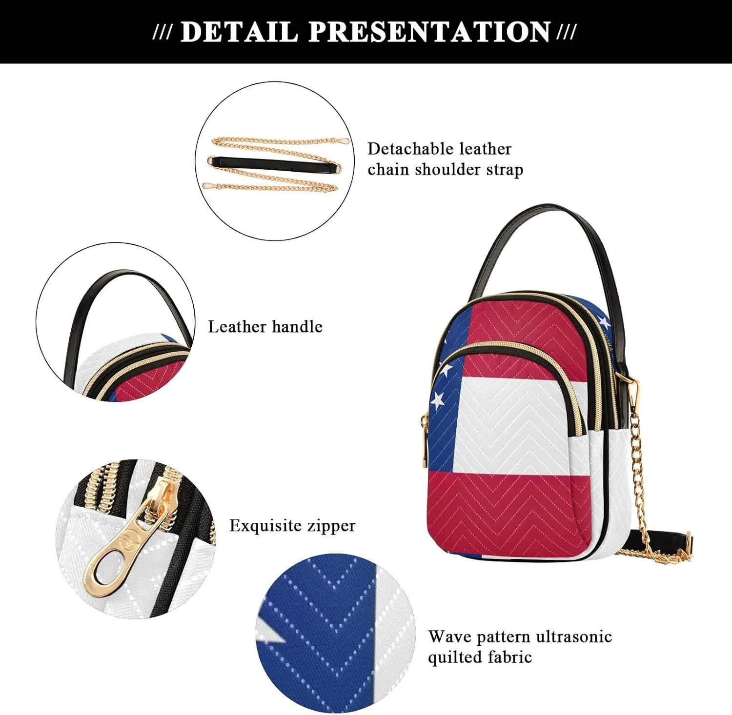 ODAWA South Dakota State Flag Women Crossbody Bag - Crossbody Bags for Women Trendy - Small Crossbody Bags for Women Travel
