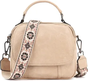 OPAGE Small Crossbody Bags for Women Trendy, Soft PU Leather Womens Crossbody Purse Shoulder Handbags