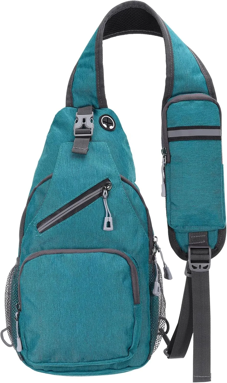 Oxford Small Sling Bag - Crossbody Backpack Casual Packs with Headphone Jack