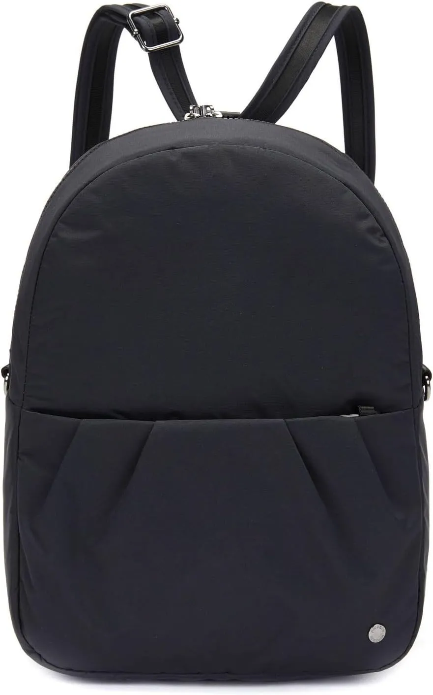 Pacsafe Citysafe CX Anti Theft Convertible Backpack - Fits 10" Tablet, ECONYL Black